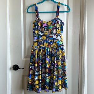 The Simpsons X Hello Kitty dress by Japan LA